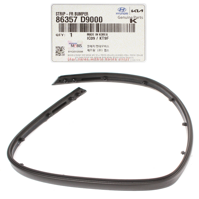 Front Bumper Hood Rubber Seal Strip for 17-22 Kia Sportage 86357D9000 GENUINE