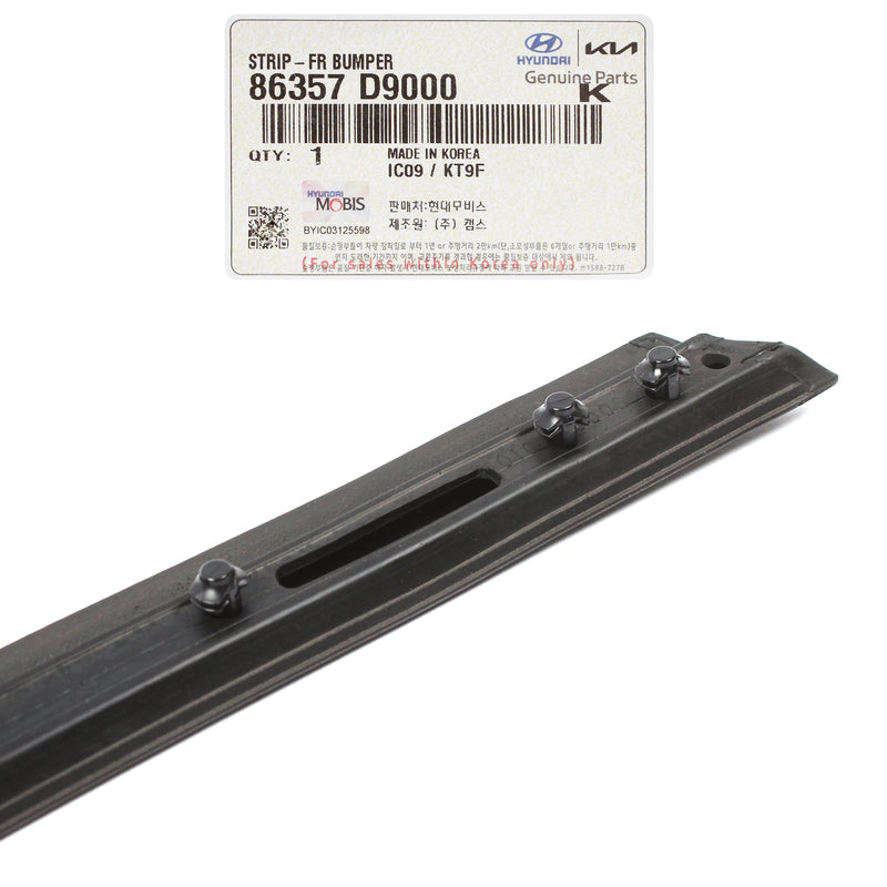 Front Bumper Hood Rubber Seal Strip for 17-22 Kia Sportage 86357D9000 GENUINE