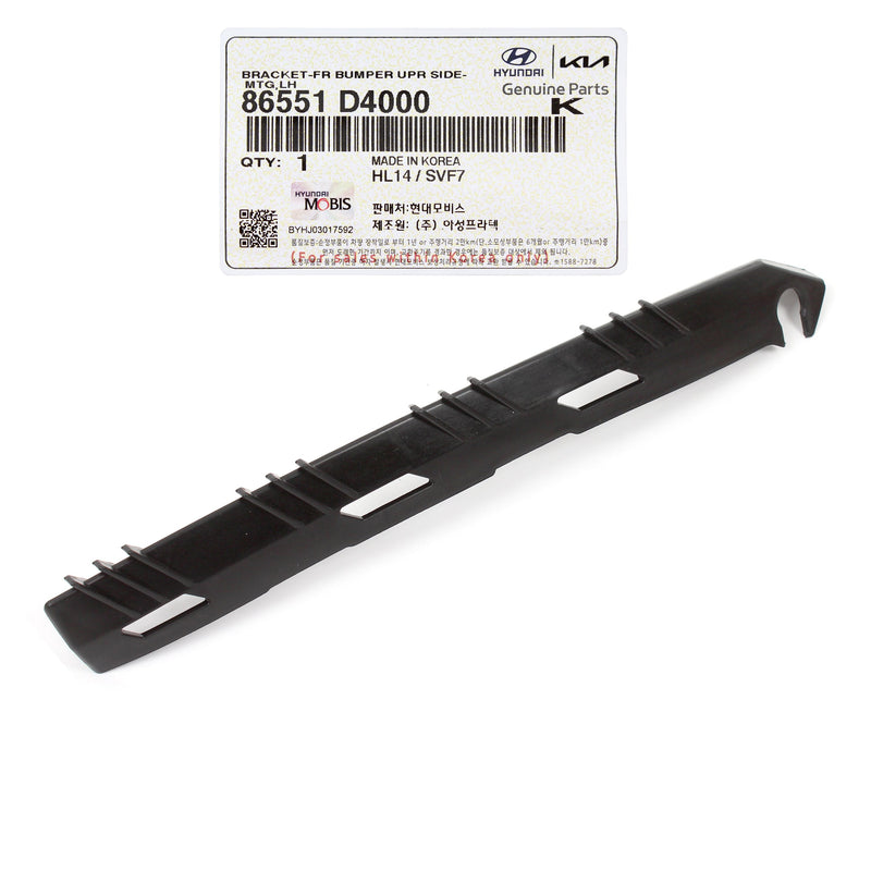 Front Bumper Bracket LEFT DRIVER LH for 16-20 Kia Optima 86551D4000 GENUINE