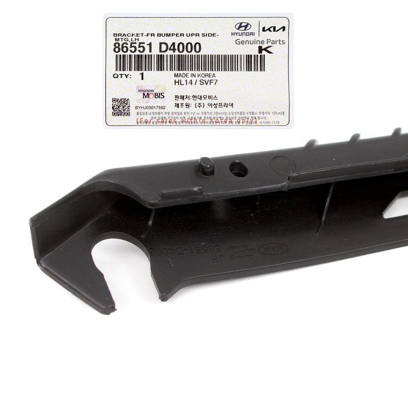 Front Bumper Bracket LEFT DRIVER LH for 16-20 Kia Optima 86551D4000 GENUINE