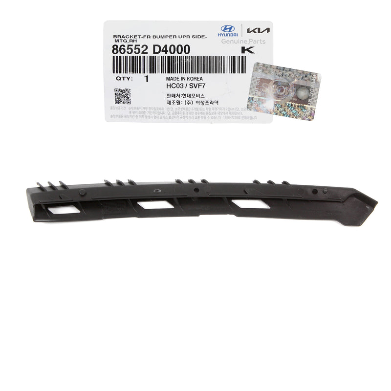 Front Bumper Bracket PASSENGER Side for 16-20 Kia Optima 86552D4000 GENUINE