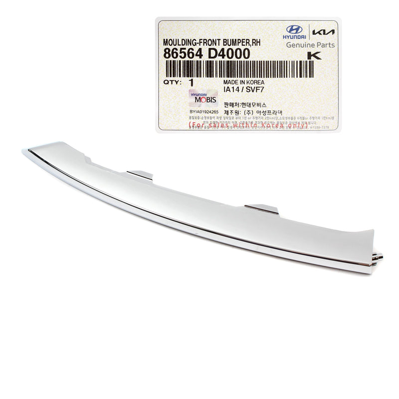 Front Bumper Moldings Trim Right PASSENGER GENUINE Kia Optima EX 2016-2018