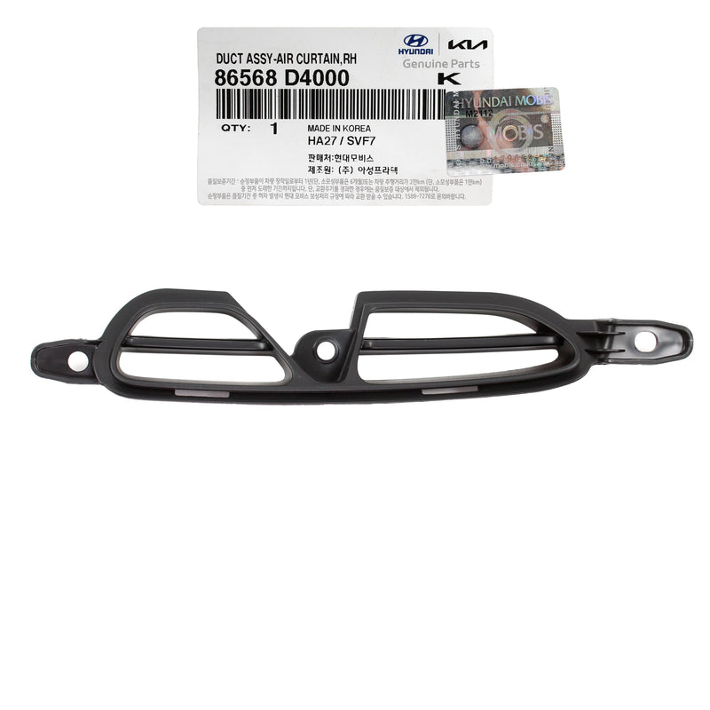 Front Bumper Air Curtain Duct RIGHT for 2016-18 Kia Optima 86568D4000 GENUINE