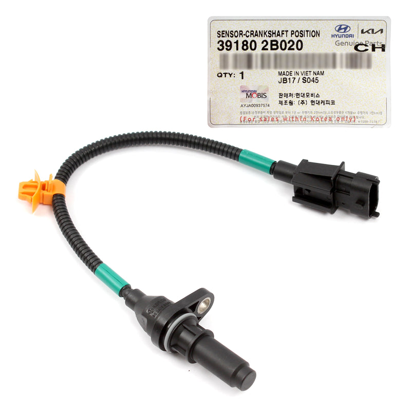 Crankshaft Position Sensor for 12-17 Kia Rio 12-16 Soul 391802B020 GENUINE