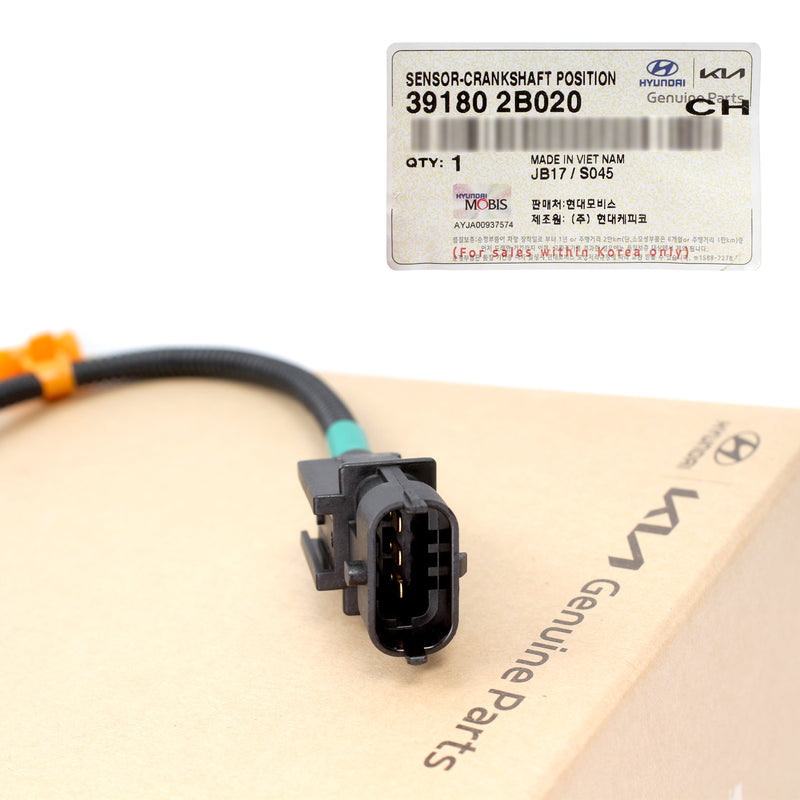 Crankshaft Position Sensor for 12-17 Kia Rio 12-16 Soul 391802B020 GENUINE