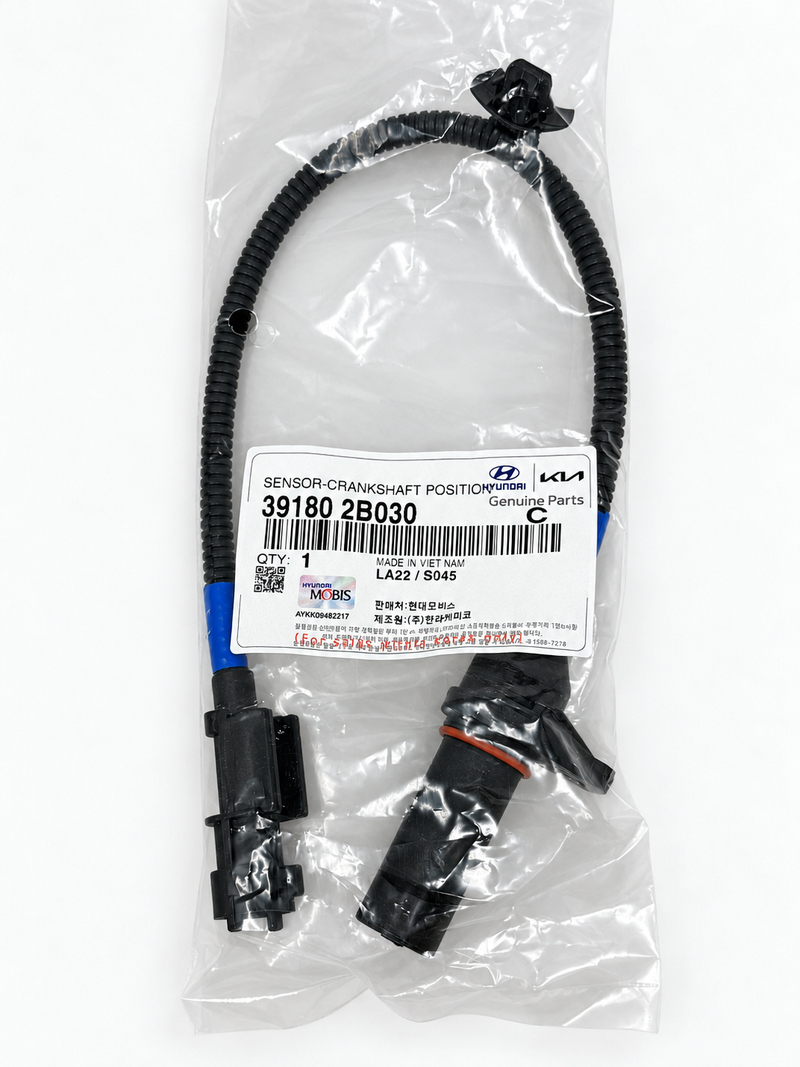 GENUINE Crankshaft Sensor for 1.6L 2013-2021 HYUNDAI 2014-2024 KIA 391802B030