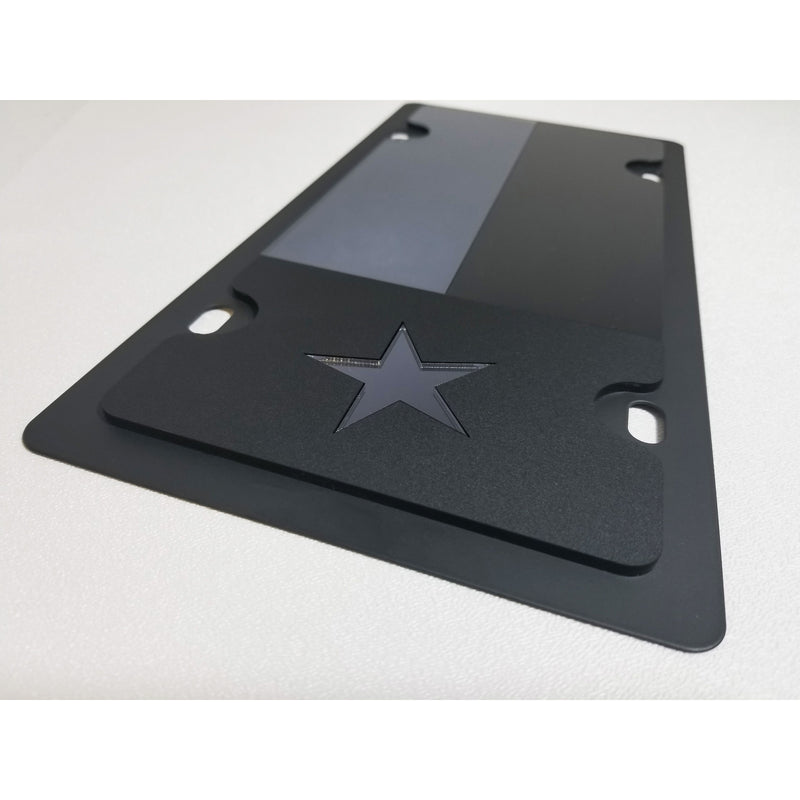 Eurosport Daytona- Texas State Flag- Blackout- Carbon Stainless Steel Plate