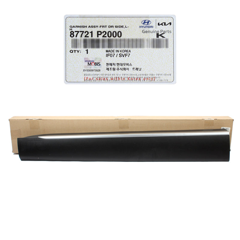 OEM Kia Sorento 2021-2023 for Front Door Side Molding DRIVER 87721P2000 GENUINE
