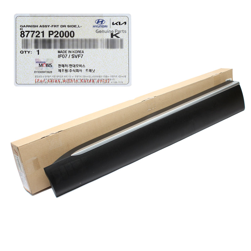 OEM Kia Sorento 2021-2023 for Front Door Side Molding DRIVER 87721P2000 GENUINE
