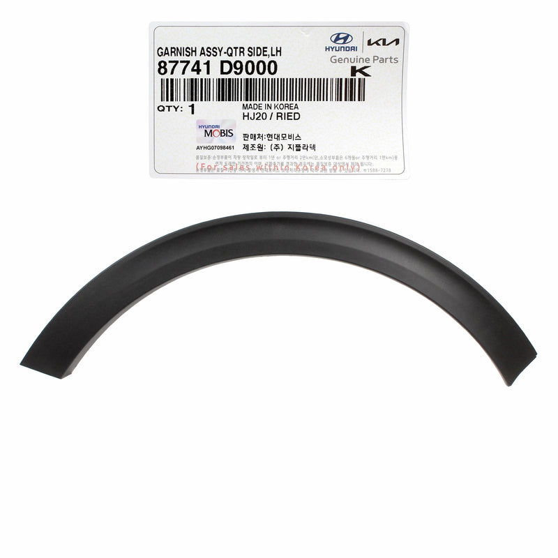 Rear Fender Flare Molding LEFT LH for 17-22 Kia Sportage 87741D9000 GENUINE