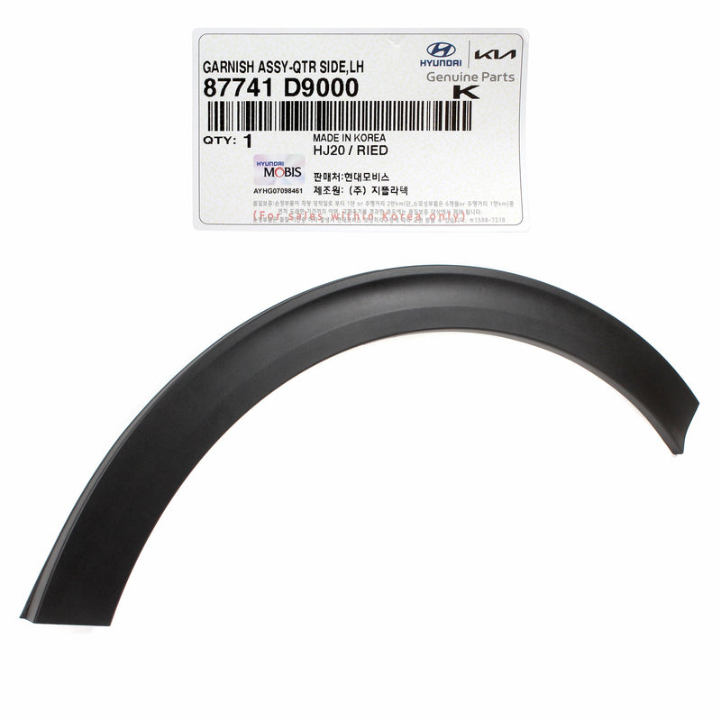 Rear Fender Flare Molding LEFT LH for 17-22 Kia Sportage 87741D9000 GENUINE