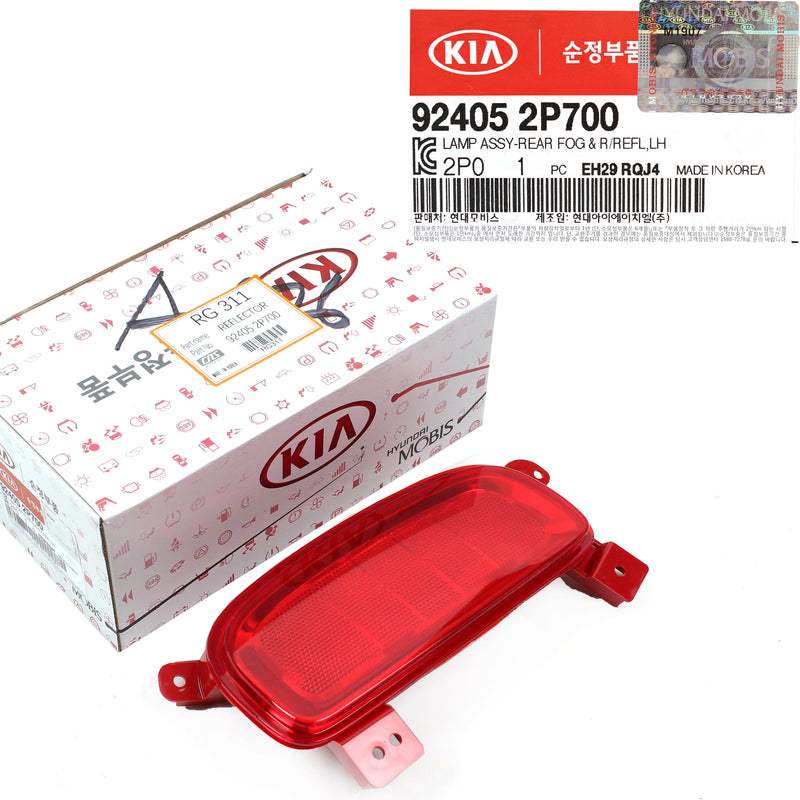 Rear Bumper Reflector LEFT DRIVER for 2014-2015 Kia Sorento 924052P700 GENUINE