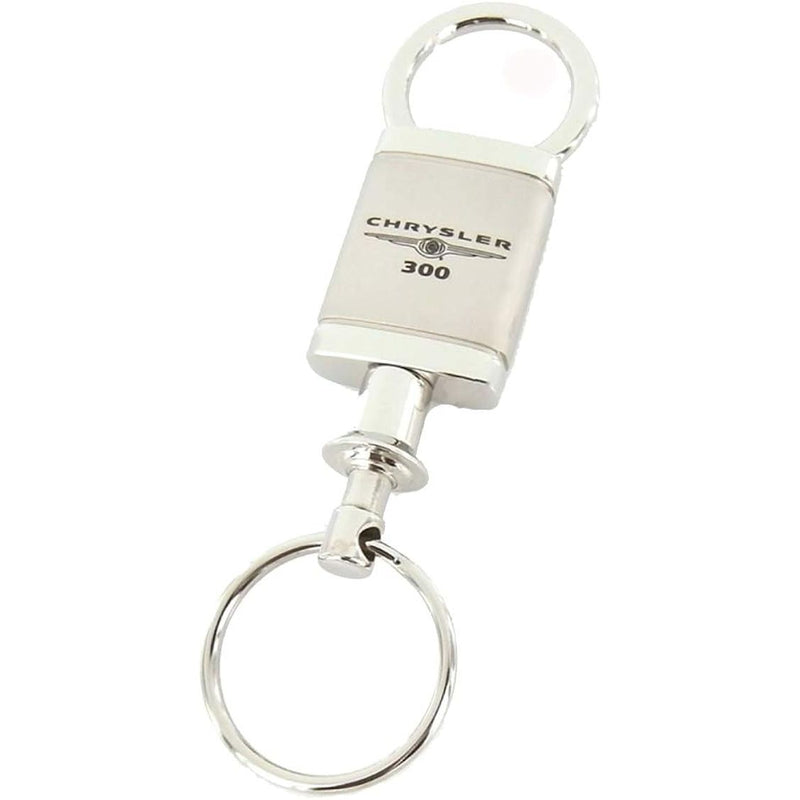 Au-TOMOTIVE GOLD Satin Valet Keychain for Chrysler 300 (Chrome)