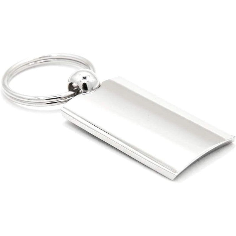 Au-Tomotive Gold, Ford Mustang Blue Spun Brushed Metal Key Chain