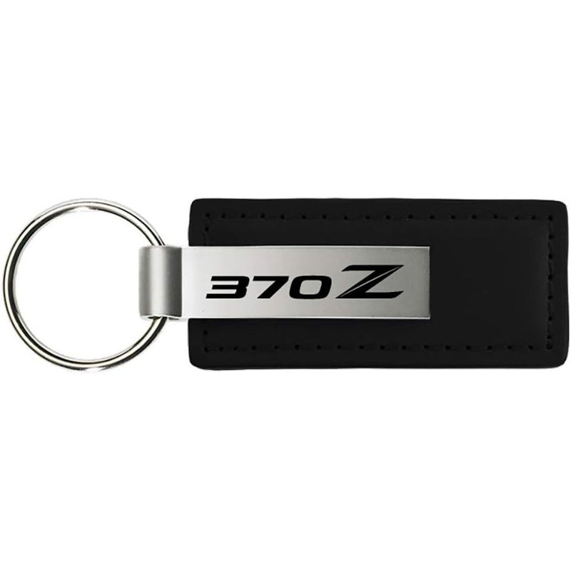 Au-Tomotive Gold, INC. Nissan 370Z Black Leather Key Chain