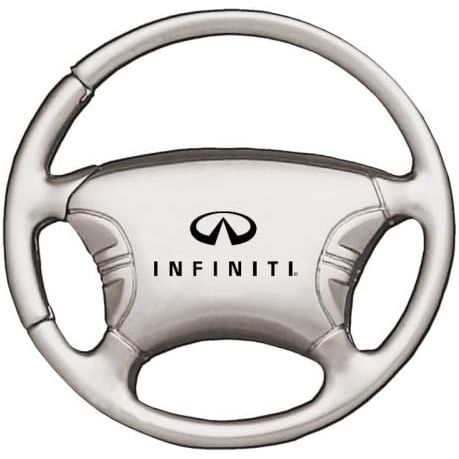 Automotive Gold Infiniti Logo Car Steering Wheel Key Chain