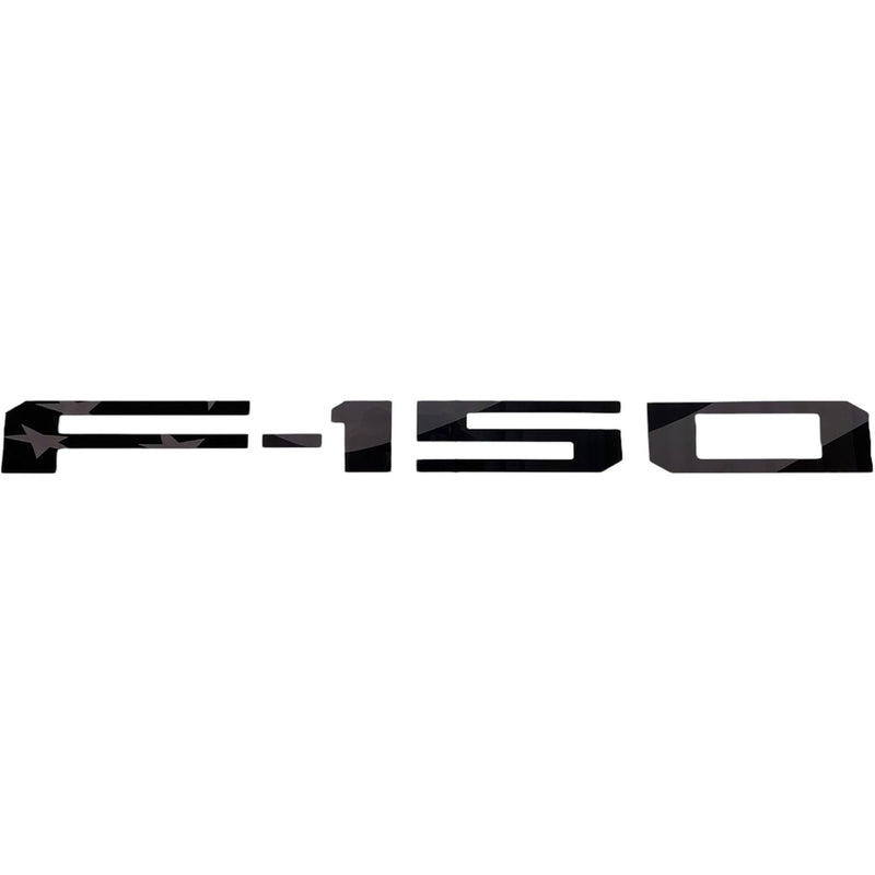 Eurosport Fits 2021-Current, Ford F150 Tailgate Letters (USA Flag Blacked Out)