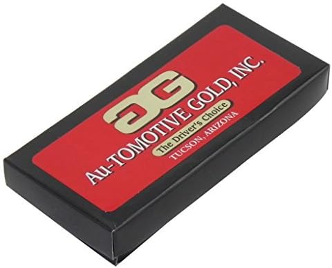 Au-TOMOTIVE GOLD Carbon Fiber Rectangular Leather Key Chain for Honda (Black)