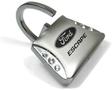 Au-TOMOTIVE GOLD Ford Escape Clear Crystals Purse Shape Key Chain