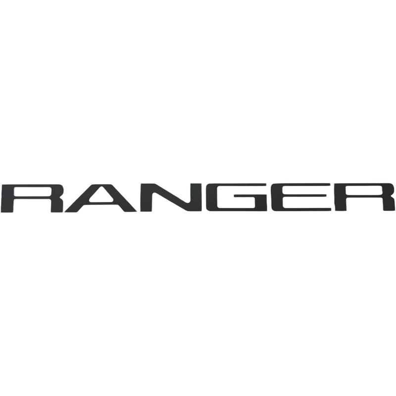 Eurosport Daytona- Compatible 2019-2021 Ranger Rear Bumper Letter Matte Black