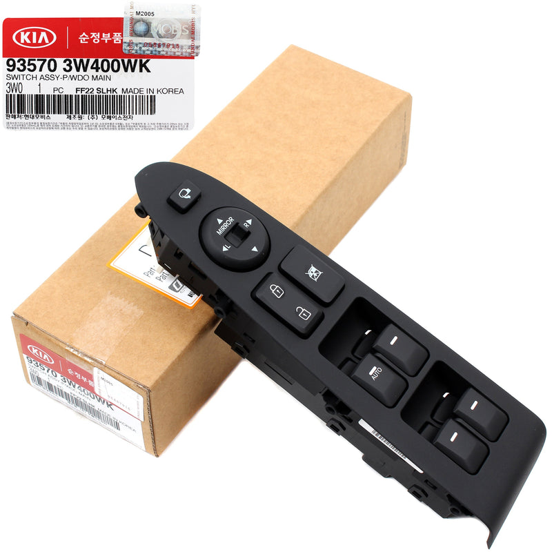 Power Window Switch LEFT DRIVER AUTO UP ONLY for 11-16 Kia Sportage GENUINE