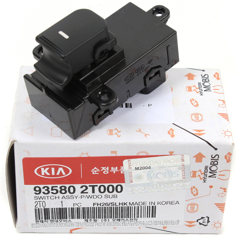 Rear Door Power Window Switch for 2011-2013 Kia Optima 935802T000 GENUINE