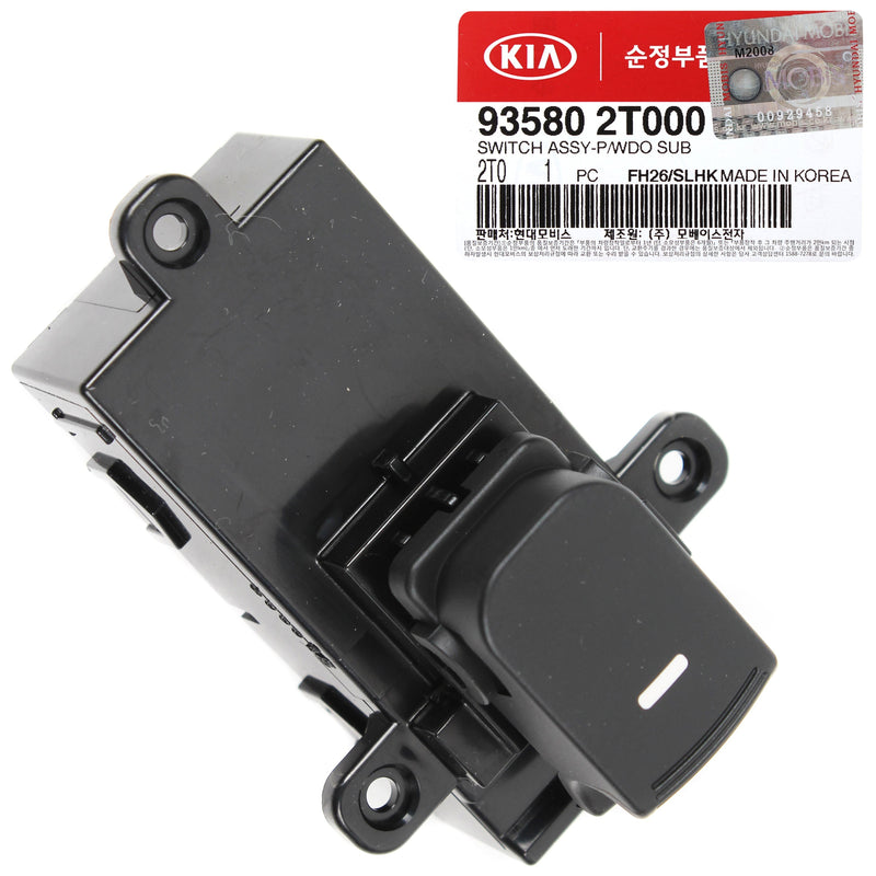 Rear Door Power Window Switch for 2011-2013 Kia Optima 935802T000 GENUINE