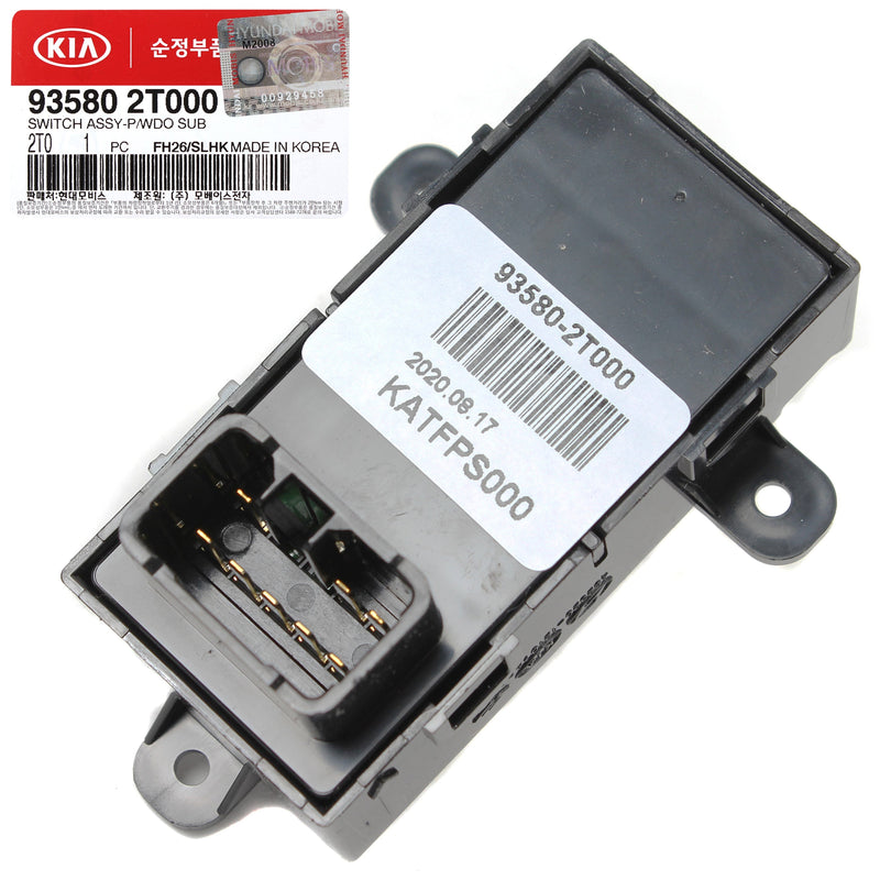 Rear Door Power Window Switch for 2011-2013 Kia Optima 935802T000 GENUINE