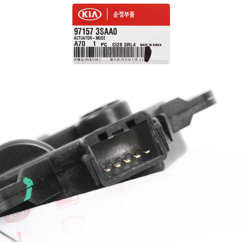 Genuine HVAC Air Inlet Door Actuator Hyundai Kia OEM 971573SAA0