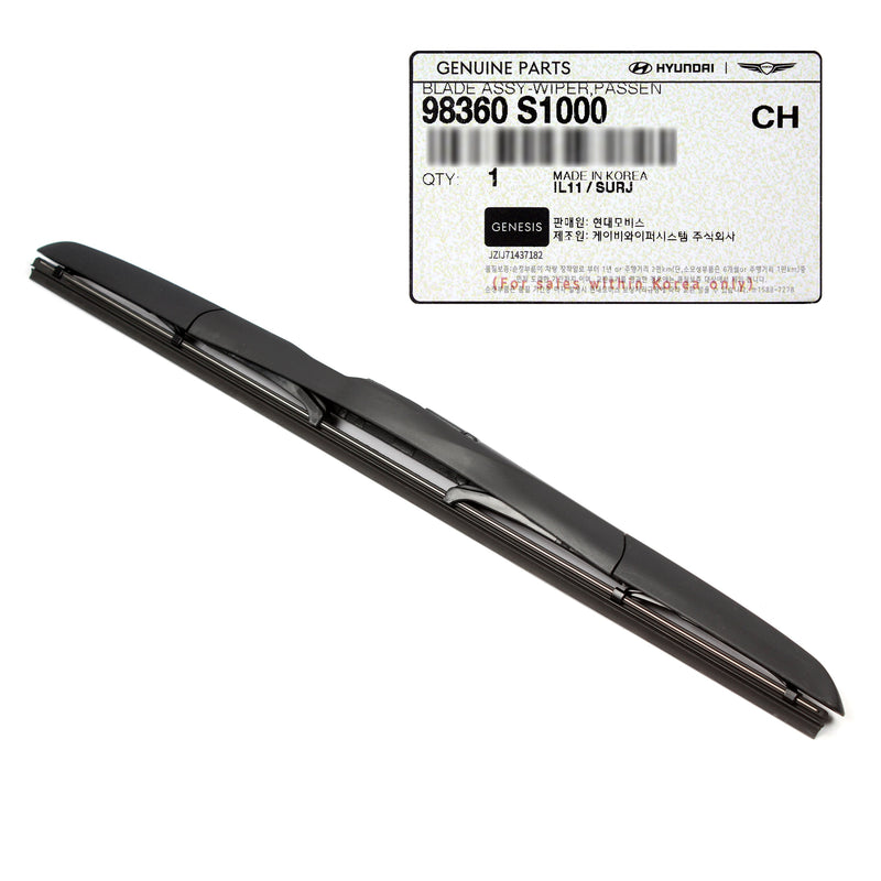 Front Windshield Wiper Blade RIGHT RH for 19-24 G90 Santa Fe Tucson K900 GENUINE