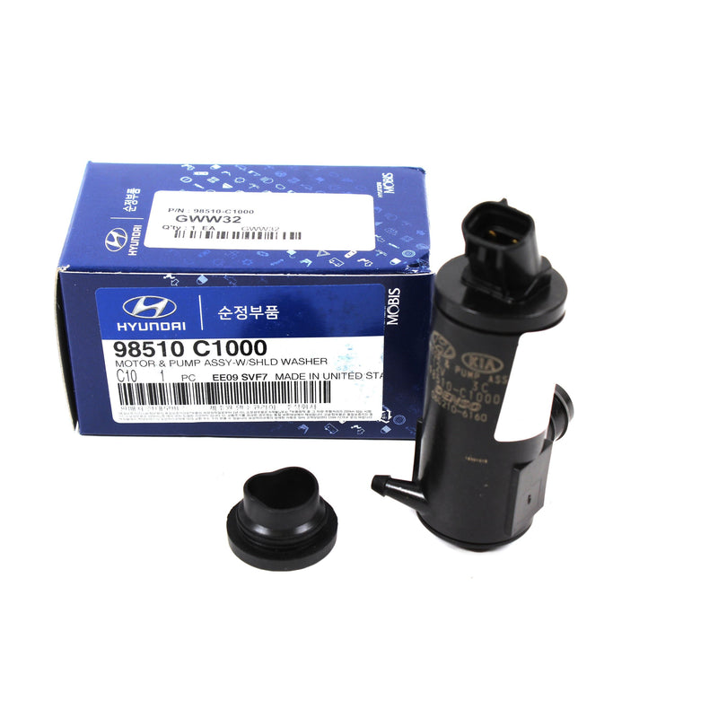 WINDSHIELD WASHER PUMP for 15-18 ELANTRA SONATA FORTE OPTIMA 98510C1000 GENUINE