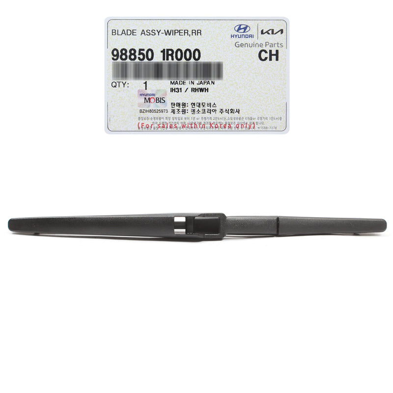 Rear Wiper Blade for 2010-2024 Accent Kona Rio Sorento Soul 98850-1R000 Genuine