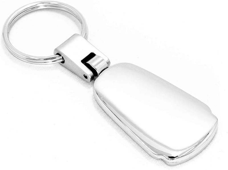 Au-Tomotive Gold Ford Thunderbird Chrome Keychain & Keyring - Teardrop