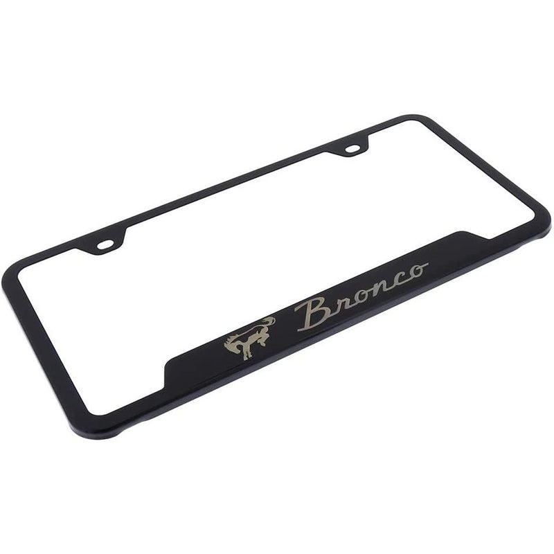 Au-tomotive Gold, Inc. License Plate Frame for Ford Bronco (Black)