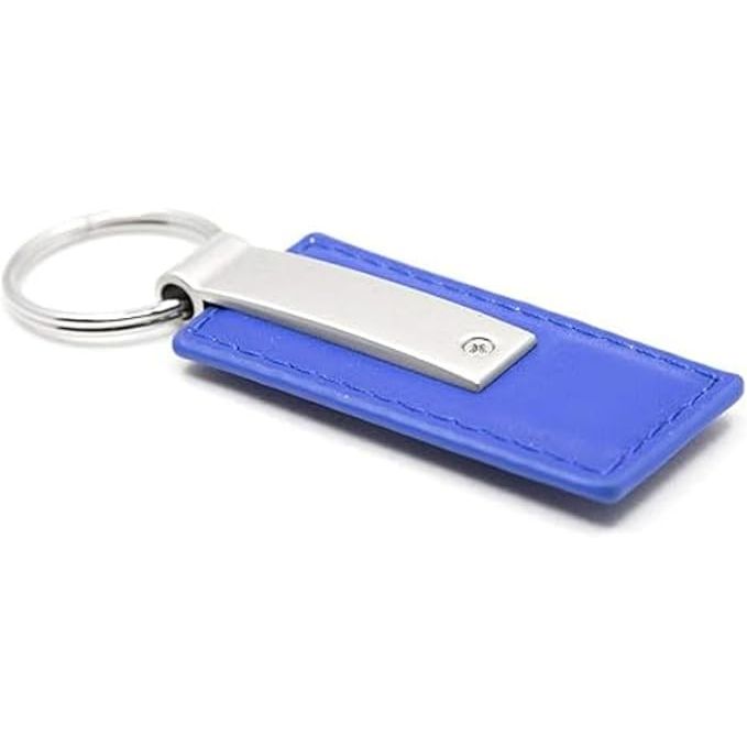 AU-TOMOTIVE GOLD, INC. Officially Licensed Blue Leather Key Fob for Toyota