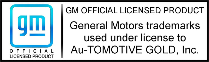 Au-TOMOTIVE GOLD UV Black Polycarbonate License Plate Frame for Corvette C7