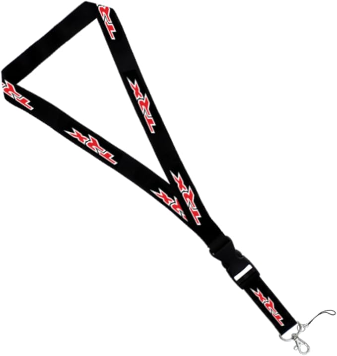 AU-TOMOTIVE GOLD Officially Licensed Lanyard Keychain for RAM TRX (Red on Black)
