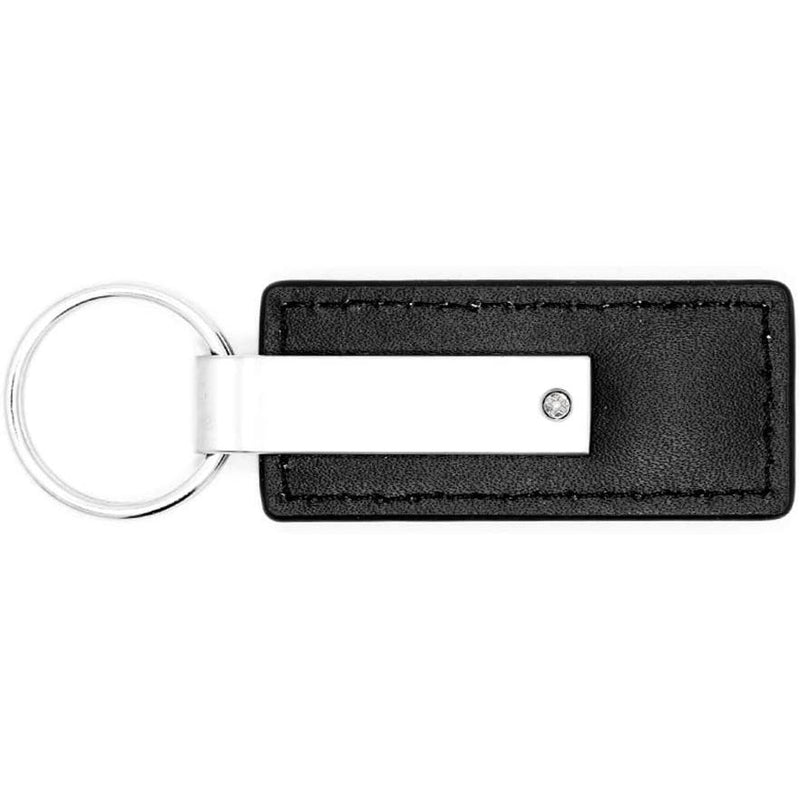 Au-Tomotive Gold, INC. Toyota 4RUNNER Black Leather Key Chain Genuine Licensed Product