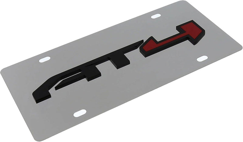 Eurosport Daytona- GMC AT4 Stainless Steel License Plate