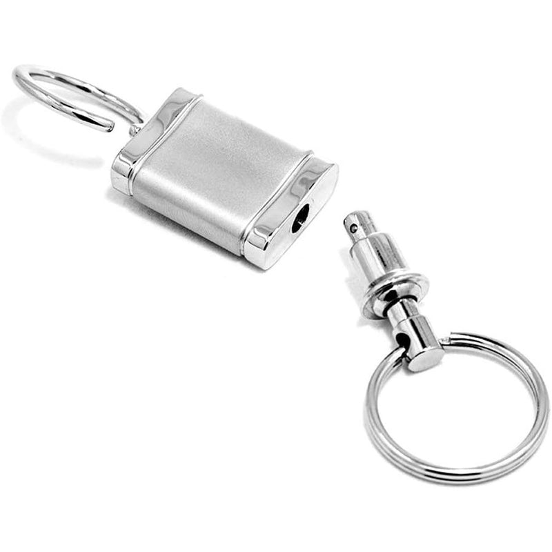 Jeep Au-Tomotive Gold, INC. Grill Logo Metal Valet Key Chain (Chrome)