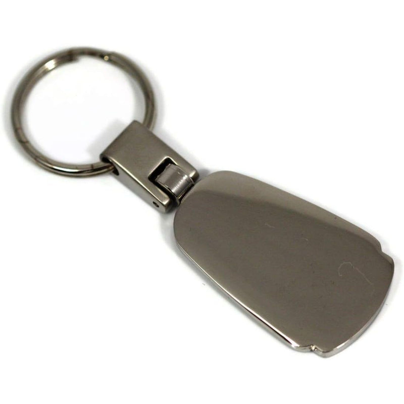 Dodge Au- TOMOTIVE GOLD Logo Metal Tear Drop Key Chain Ram (Blue)