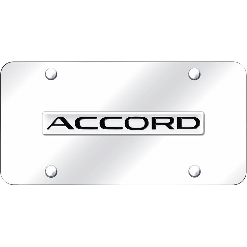 Au-Tomotive Gold Accord Name Chrome on Chrome Plate