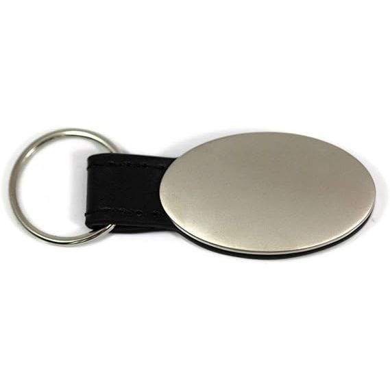 Au-TOMOTIVE GOLD Oval Key Chain for Ford Mustang GT (Black)