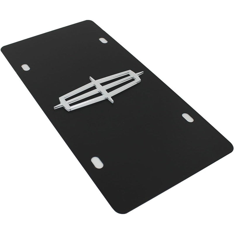 Eurosport Daytona, Inc. Logo On Carbon Stainless Steel License Plate for Lincoln