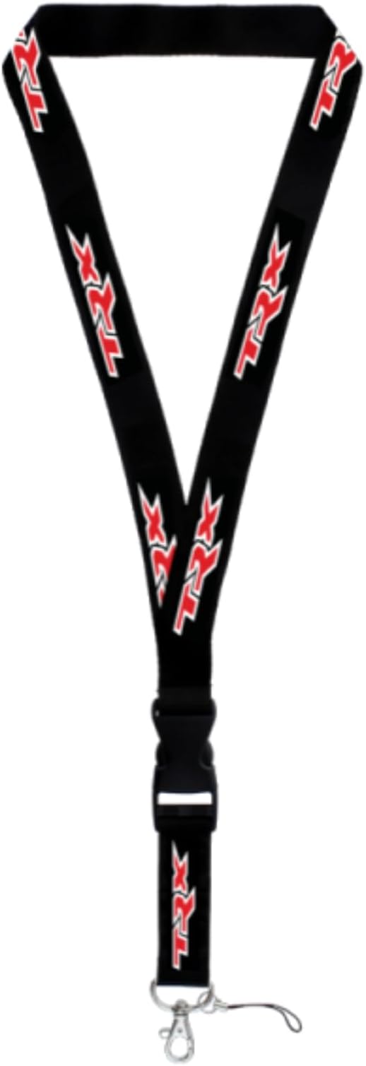 AU-TOMOTIVE GOLD Officially Licensed Lanyard Keychain for RAM TRX (Red on Black)