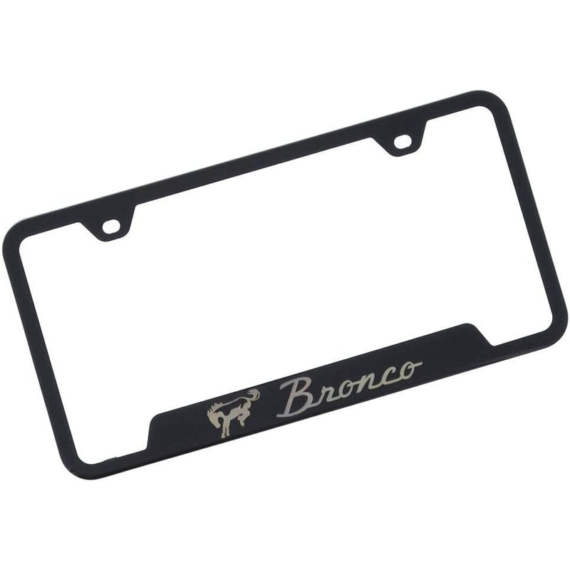 Au-tomotive Gold, Inc. License Plate Frame for Ford Bronco (Black)