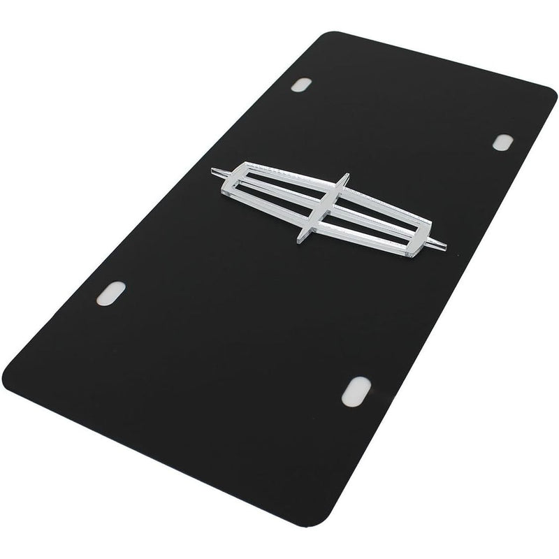 Eurosport Daytona, Inc. Logo On Carbon Stainless Steel License Plate for Lincoln
