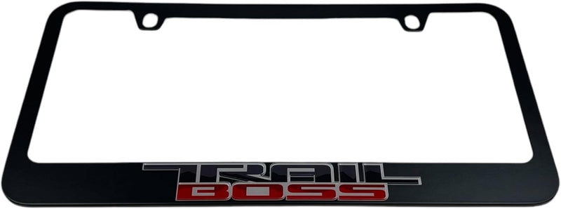 Eurosport Daytona- Chevrolet Trail Boss Black License Plate Frame