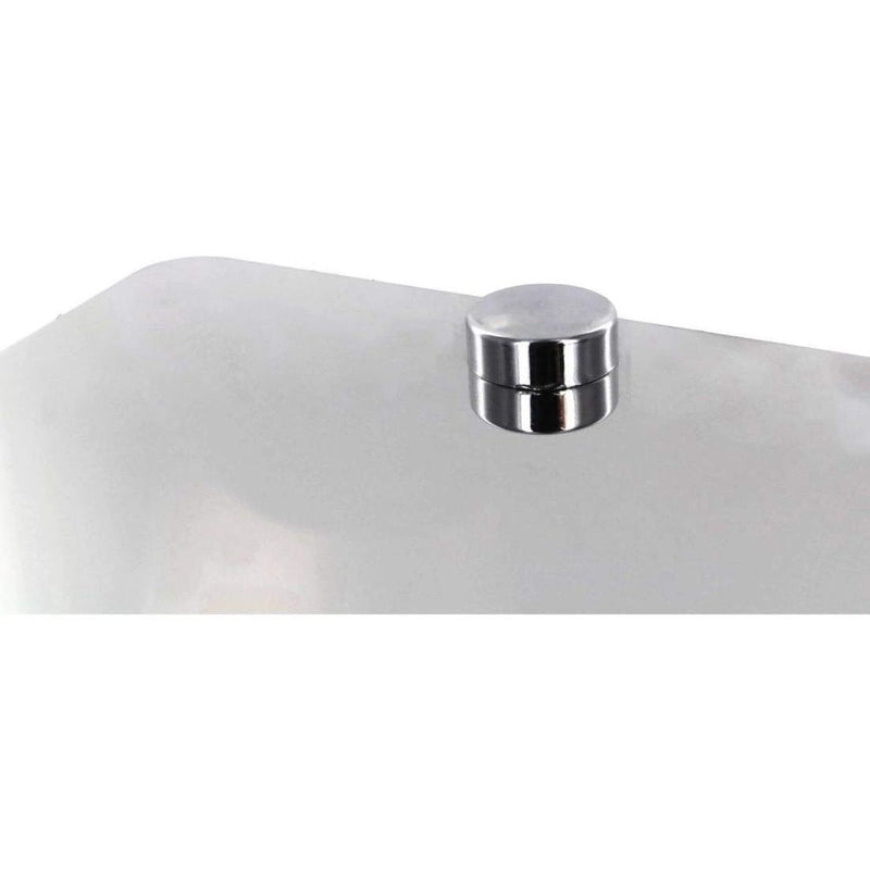 Eurosport Daytona - Compatible with Chevy Silverado Mirror Gold Black Stainless Steel License Plate