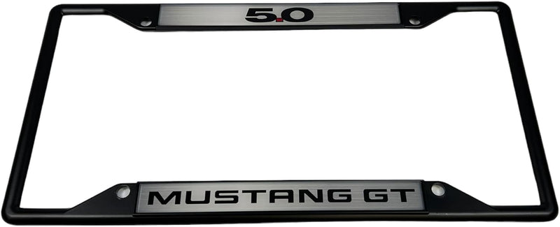 Compatible with Ford 5.0 Mustang GT - Daytona Lite Black License Plate Frame